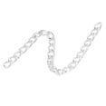 thumbnail image 3 of Cadenas de aluminio de 66 pies, joyería DIY, estilo elegante, cadena artesanal de Metal para pulsera, collar, fabricación de joyas, plata, 3 of 8