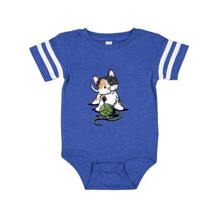 

Inktastic Calico Kitten For Darks Gift Baby Boy or Baby Girl Bodysuit