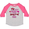 thumbnail image 3 of Inktastic My Heart Belongs to My Oma Boys or Girls Toddler T-Shirt, 3 of 5
