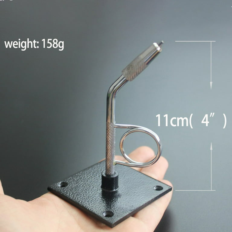 Portable Fly Tying Vise Fishing Tackle with Base Travel Metal Hook Binding  Tool 