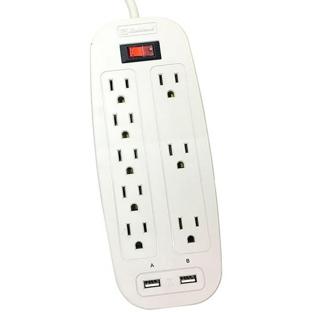 Supresor de Picos KOBLENZ SS-2100 Protección Platinum 8 contactos USB 00-5334-00-8 KOBLENZ SS-2100 USB