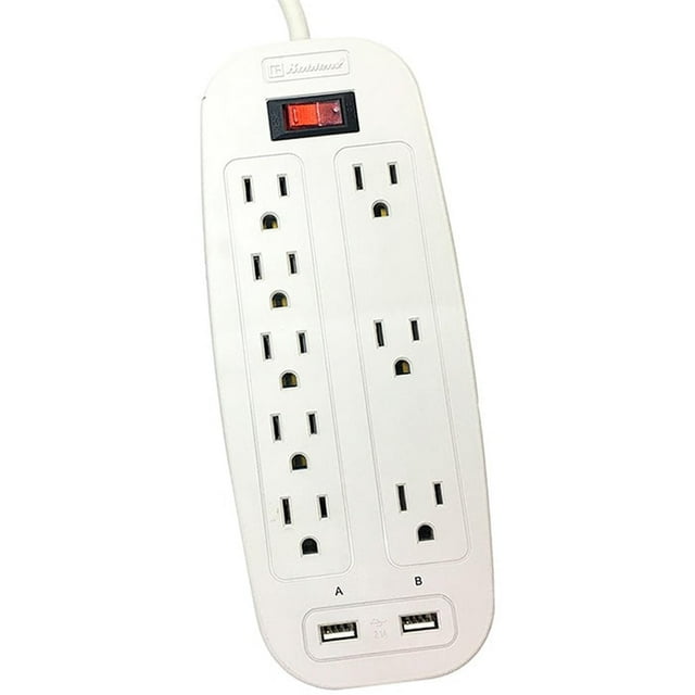 Supresor de Picos KOBLENZ SS-2100 Protección Platinum 8 contactos USB 00-5334-00-8 KOBLENZ SS-2100 USB