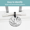 thumbnail image 2 of 2Pcs Leather Round Paw Cruise Luggage Tag with Privacy Cover and Name ID Tag - Suitable for Travel Handbags Backpacks School Bags Luggage Tags, 2 of 7