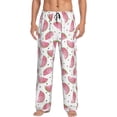 thumbnail image 2 of Goofa Watermelon Printed Soft Pajama Pants for Men, Wide Leg Comfy Casual Lounge Yoga Pants-, 2 of 9