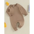 thumbnail image 3 of Wassery Baby Boys Girls Fall One Piece Jumpsuits Newborn Boys Girls Long Sleeve Romper Pants Infant Boys Girls Spring Onesie Bodysuit Clothes 0-18M, 3 of 9