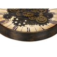 thumbnail image 3 of Monarch Specialties I 9063 - Clocks, 20" Round, Gear Mechanism, Wall Clock, Brown, Transitional, 3 of 4