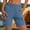 Blue, variant on Women's Multi-Pocket Outdoor Work Shorts,Lightweight Stretch Quick Dry Casual Shorts,Elastic Waist Hiking Camping Shorts,Fit True To Size Outdoor Leisure Shorts(Pink,L)