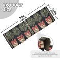 thumbnail image 5 of Yayeee Runner Rug for Bedroom 2'x6' Machine Washable Hallway Non Slip Mat, Beige Striped Trees, 5 of 8