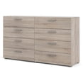 thumbnail image 1 of Atlin Designs Commode Double Moderne à 8 Tiroirs en Truffe, 1 of 10