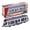 White, variant on Suodoka 1:90 Scale Alloy Pull Back Train Subway Car Toy for Kids with Flashing Lights and Realistic Sounds, Durable Metal Vehicle Model Decoration, 7.9 inches / 20 cm Length, Blue Color Edition