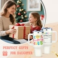 thumbnail image 3 of Daughter Birthday gifts, Daughter Gifts from Mom Dad, to My Daughters Tumbler 40Oz with Handle and Straw, Best Mothers Day Christmas Birthday Gift for Daughters, 3 of 6