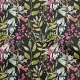 thumbnail image 1 of oneOone Georgette Viscose Rose Tissu Feuilles Couture Projets d'Artisanat Tissus Imprimés au Yard 42 Pouces Wide-RX, 1 of 5