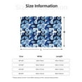 thumbnail image 5 of Yiaed Evil Eye Print Blanket Throw Blanket Soft Cozy Flannel Blanket for Home Bed Sofa Couch Chair-50"x40", 5 of 6