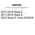 thumbnail image 2 of CMX Front Disc Brake Rotors and Ceramic Pads Kit for Car Tesla S X K8C-102986, 2 of 11