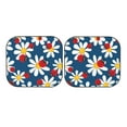 thumbnail image 5 of Lsque Daisies With Ladybugs 2 PCS Windshield Sun Shade | CarFoldable Window Covers | Car Accessories Reflect UV for Universal Cars SUV Truck | Small, 5 of 7