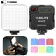 thumbnail image 1 of Luz de fotografía, luz LED RGB con batería integrada, modo RGB a todo color, luz de video portátil con temperatura de color ajustable para fotografía, 1 of 5