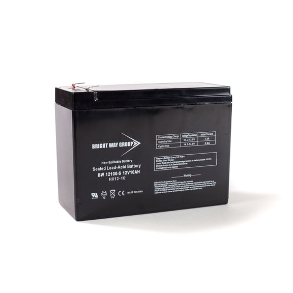 Bright Way Replacement Battery for Stairlift SLA Sealed Lead Acid Rechargeable Battery 12V 10AH F2