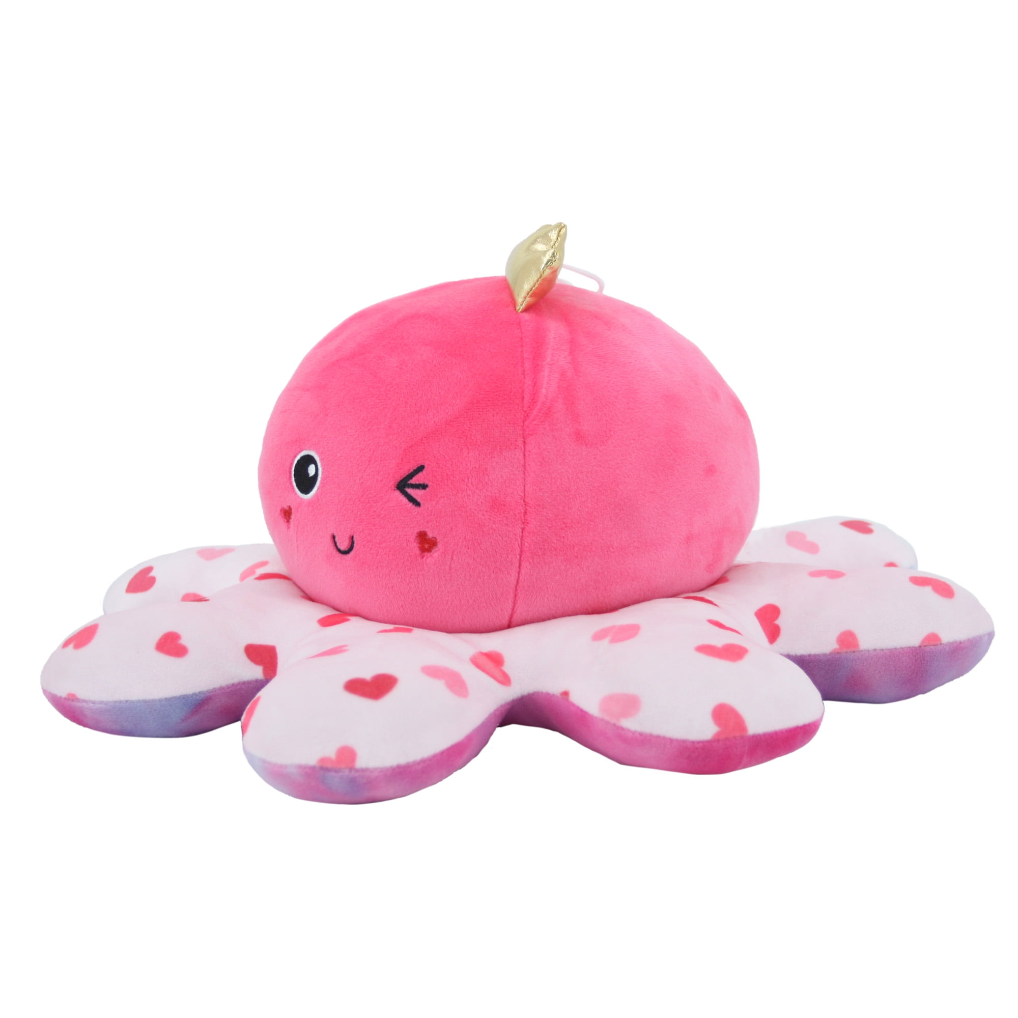 Comment célébrer la Saint-Valentin en polyester 13,5 pouces, Octipus jouets en peluche -- Multicolor