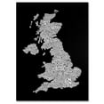 thumbnail image 2 of Trademark Art 'UK Cities Text Map 6' Canvas Art by Michael Tompsett, 2 of 4