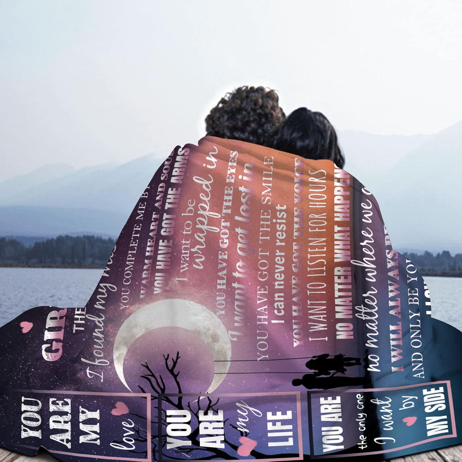 Girlfriend Blanket-I Love You Blanket to Girlfriend-Gifts for Girlfriend-Romantic Anniversary Birthday for Her Throw Blanket 60" x50