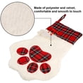 thumbnail image 6 of 2PCS Christmas Stockings Pet Paw Pattern Stockings Fireplace Hanging Stockings for Pet and Christmas Decoration, 6 of 7