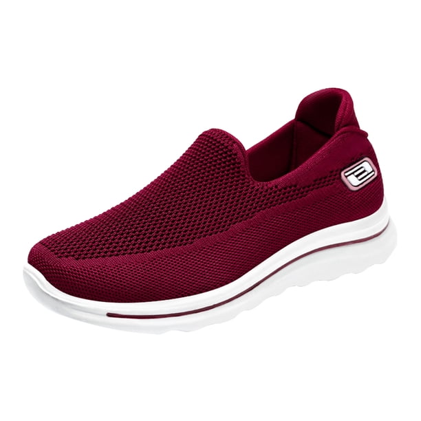 Mocasines Para Caminar Zapatos para correr para mujer, Zapatos antideslizantes para caminar, cómodas para correr y hacer deporte Wdftyju Tenis De Mujer Tenis De Hombre