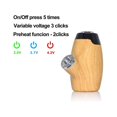 thumbnail image 5 of Herramienta para soldar con cautín, batería para cautín inalámbrico, cautín portátil recargable por USB (veta de madera amarilla), 5 of 5