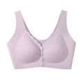 thumbnail image 2 of SELONE Bras for Women Front Closure Push Up Support Wireless Bra Wide Strap T-Shirt Bralettes Solid Comfortable Underwear, 2 of 4