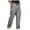 Grey, variant on NIEWTR Mens Cargo Pants Relaxed Fit Drawstring Joggers Sweatpants for Men Workout Casual Long Trousers (Grey,XL)