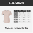 thumbnail image 2 of BELLA+CANVAS Women Heather CVC T-Shirt, Relaxed Fit Short Sleeve Crew Neck, Heather Pink Gravel, 2XL, 2 of 5