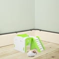 thumbnail image 5 of AURARMLET PVC Material Small Animal Hideout Light Green Hamster House for Guinea Pig Rat Bunny Pets, 5 of 5
