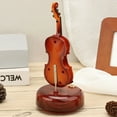 thumbnail image 3 of Artistic Traditional Chinese Guqin Shaped Music Box - Decorative Octave Box for Home Display, High-Quality Durable Ornament, Perfect Gift for Music Lovers, Compact Size Decor Piece (YL2049), 3 of 6