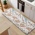thumbnail image 5 of White Pioneer Flower and Paisley Pattern Kitchen Rug Mat,Kitchen Runner Rugs Non Skid Washable,Decorative Kitchen Floor Mats for Kitchen,Sink,Laundry,17"x47.2", 5 of 7