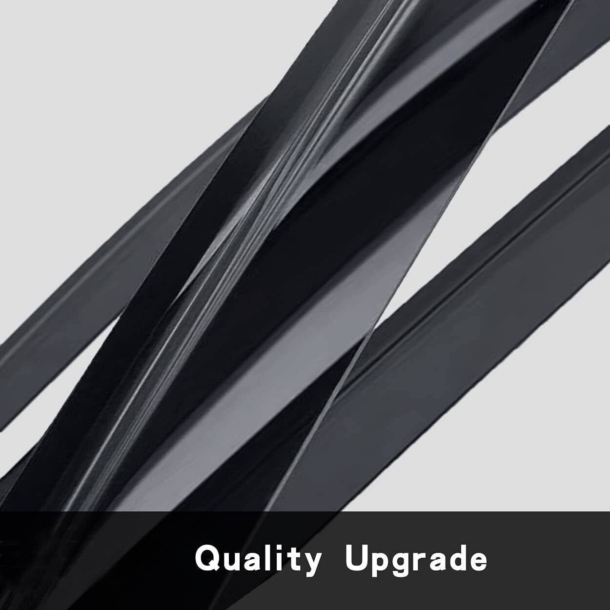 EGOESWELL 192083 Acrylic In-Channel Side Window Deflectors for Cars - Interior Mount Vent Visors & Rain Guards, Seamless Wind Noise Reduction, Enhanced Weather Protection, 2Pcs