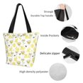 thumbnail image 4 of Salouo Sweet Honey for Shoppers Tote for Women Foldable Handbags with Big Capacity Casual One-Shoulder Shopping Bag Hobo Bags Fit for Office/Shopping/Park, 4 of 6