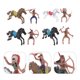 thumbnail image 4 of FELTECHELECTR 8 figuras de plástico para montar a caballo (estilo mixto), 4 of 6