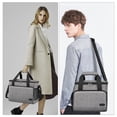 thumbnail image 5 of Insulated Lunch Bag for Men /Women Leakproof Lunch Box Freezable Lunch Organizer Reusable,Grey 30L, 5 of 6
