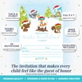 thumbnail image 2 of Woodland Winter Birthday Invitations for Kids, 20 Fill-In Cards with Envelopes, 5x7 Children's Birthday Party Invitations, Birthday Party Supplies, Made in USA by Amanda Creation, 2 of 9