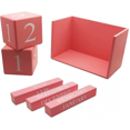 thumbnail image 3 of Wooden Desk Blocks Calendar - Perpetual Block Month Date Display Home Office Decoration, 3 of 4