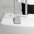 thumbnail image 5 of Square 2Pack PU Leather Paw Cruise Luggage Tag with Privacy Cover and Stainless Steel Ring - Suitable for Travel Handbags Backpacks Luggage Tags, 5 of 6