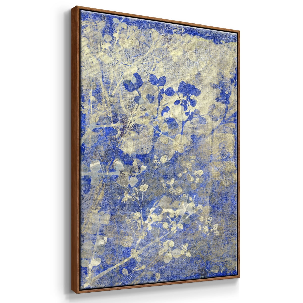 Boundless I Framed Premium Gallery Wrapped Canvas - Ready to Hang - 25 x 37 - Walnut Floating Frame