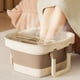 thumbnail image 5 of XWSHYW Contenedores de Almacenamiento Cube Lavado de Pies Plegable para Otoño E Invierno con Aislamiento para El Hogar, Lavabo Portátil para Lavar Los Pies Sobre Las Pantorillas, 5 of 6
