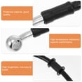 thumbnail image 4 of WESIEVYA 1Set Simple Black Nylon Iron Motorcycle Brake Hose for Durable Braking System 50X0.7Cm, 4 of 7