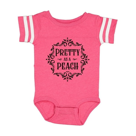

Inktastic Pretty as a Peach Gift Baby Girl Bodysuit