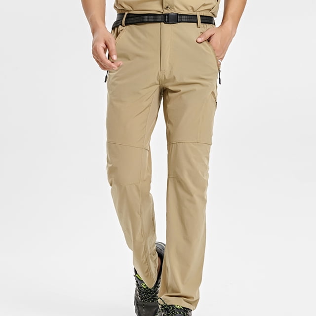 Pantalones Cargo para hombre, transpirables, de verano, para deportes al aire libre, montañismo, para hombre