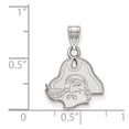 thumbnail image 2 of 14k White Gold LogoArt East Carolina University Pirate Small Pendant Q4W040ECU, 2 of 4