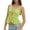 Green, variant on Women's Summer Casual Camisole Sleeveless Backless Solid Color Tie Up Ruffle Vest Casual Tops