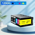 thumbnail image 6 of 1200XL Ink Cartridges Compatible for Canon PGI-1200XL CLI-1200XL PGI1200XL CLI1200XL to Use with MB2350 MB2120 MB2720 Printer (5 Pack), 6 of 7