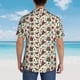 thumbnail image 4 of Balery Insects A Camisas hawaianas de manga corta para hombre, camisas playeras de corte holgado, camisas de vacaciones con botones,3X-Large, 4 of 7