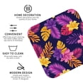 thumbnail image 4 of Bingfone Vintage Purple Flower Leather Drinks Coasters With Set Of 6,Suitable For Home Kitchen,Coffee Cup Coasters Home Gift, 4 of 9